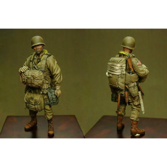 1/35 Resin Model Kit US Paratrooper WW2 Unpainted - Model-Fan-Store