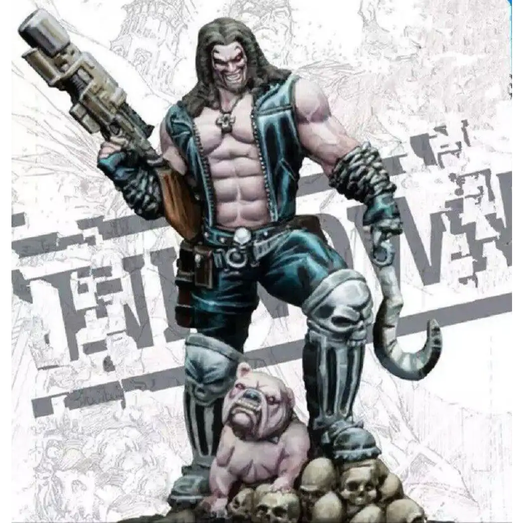 35mm Resin Superhero Model Kit Bounty Hunter Mercenary Lobo Unpainted - Model-Fan-Store