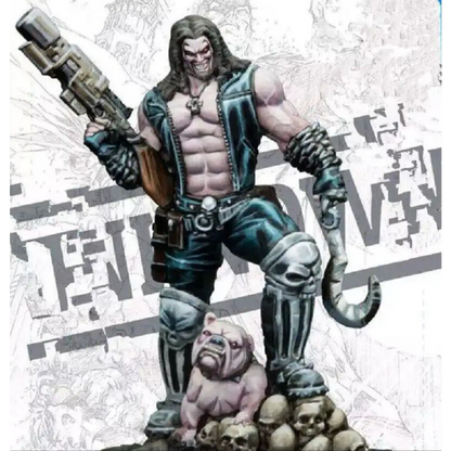 35mm Resin Superhero Model Kit Bounty Hunter Mercenary Lobo Unpainted - Model-Fan-Store