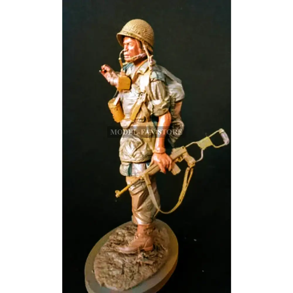 1/16 120Mm Resin Model Kit Indochina Soldier Unpainted Full Figure Scale