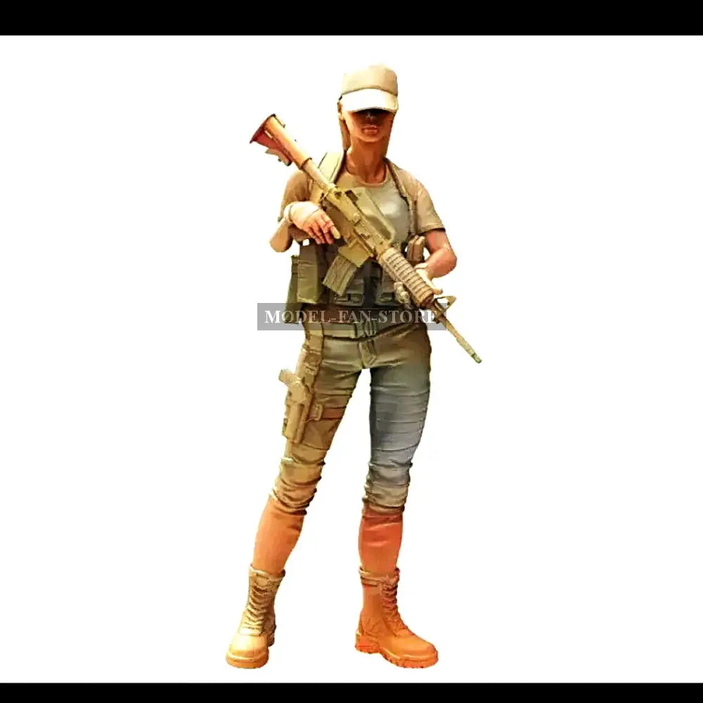 1/16 Resin Model Kit Modern Soldier Girl Idf Special Forces Unpainted Full Figure Scale