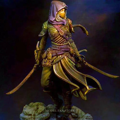 1/24 75Mm Resin Model Kit Asian Beautiful Girl Assassin Fantasy Td-4405 Unpainted Full Figure Scale