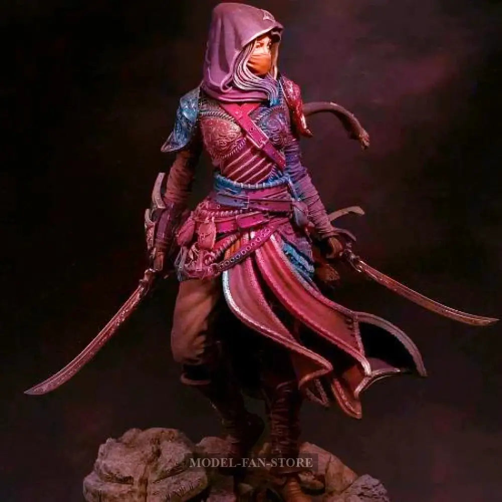 1/24 75Mm Resin Model Kit Asian Beautiful Girl Assassin Fantasy Td-4405 Unpainted Full Figure Scale