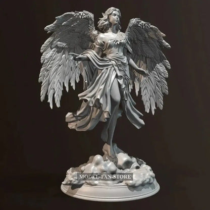 1/24 75Mm Resin Model Kit Beautiful Girl Angel Td-6397 Unpainted Full Figure Scale