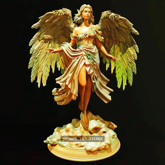 1/24 75Mm Resin Model Kit Beautiful Girl Angel Td-6397 Unpainted Full Figure Scale