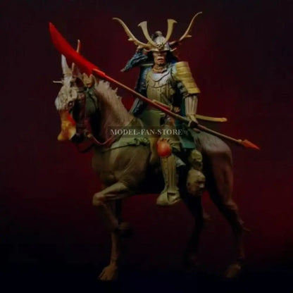 1/24 Resin Model Kit Japanese Samurai Rider Death Dealer Fantasy Unpainted Full Figure Scale