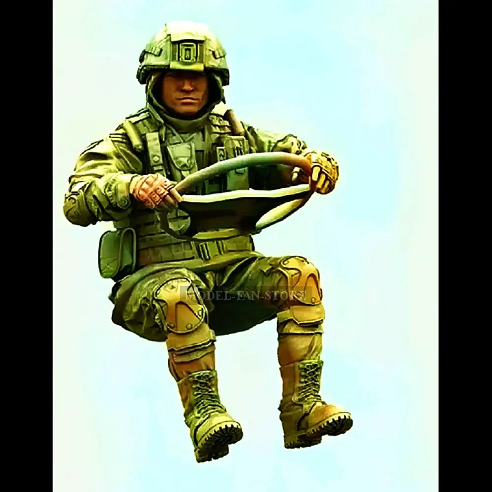 1/35 2Pcs Resin Model Kit Modern Russian Soldiers With Gun No Car Unpainted Full Figure Scale