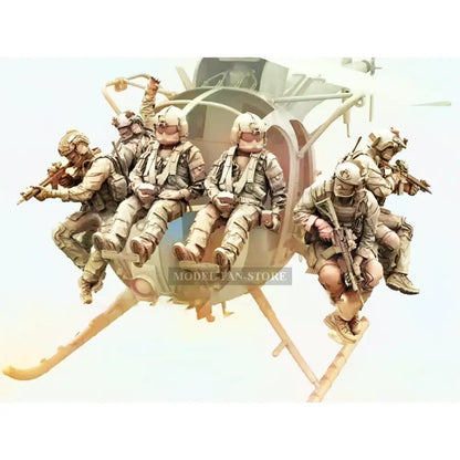 1/35 9Pcs Resin Model Kit Modern Soldiers Us Army (No Aircraft) Unpainted Full Figure Scale