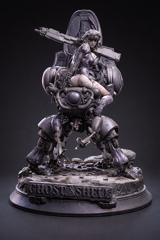 110mm Resin Model Kit Beautiful Girl and Mechanical Droid Sci-Fi TD-6248 Unpainted