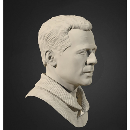 Digital STL The Fifth Element Bruce Willis Bust