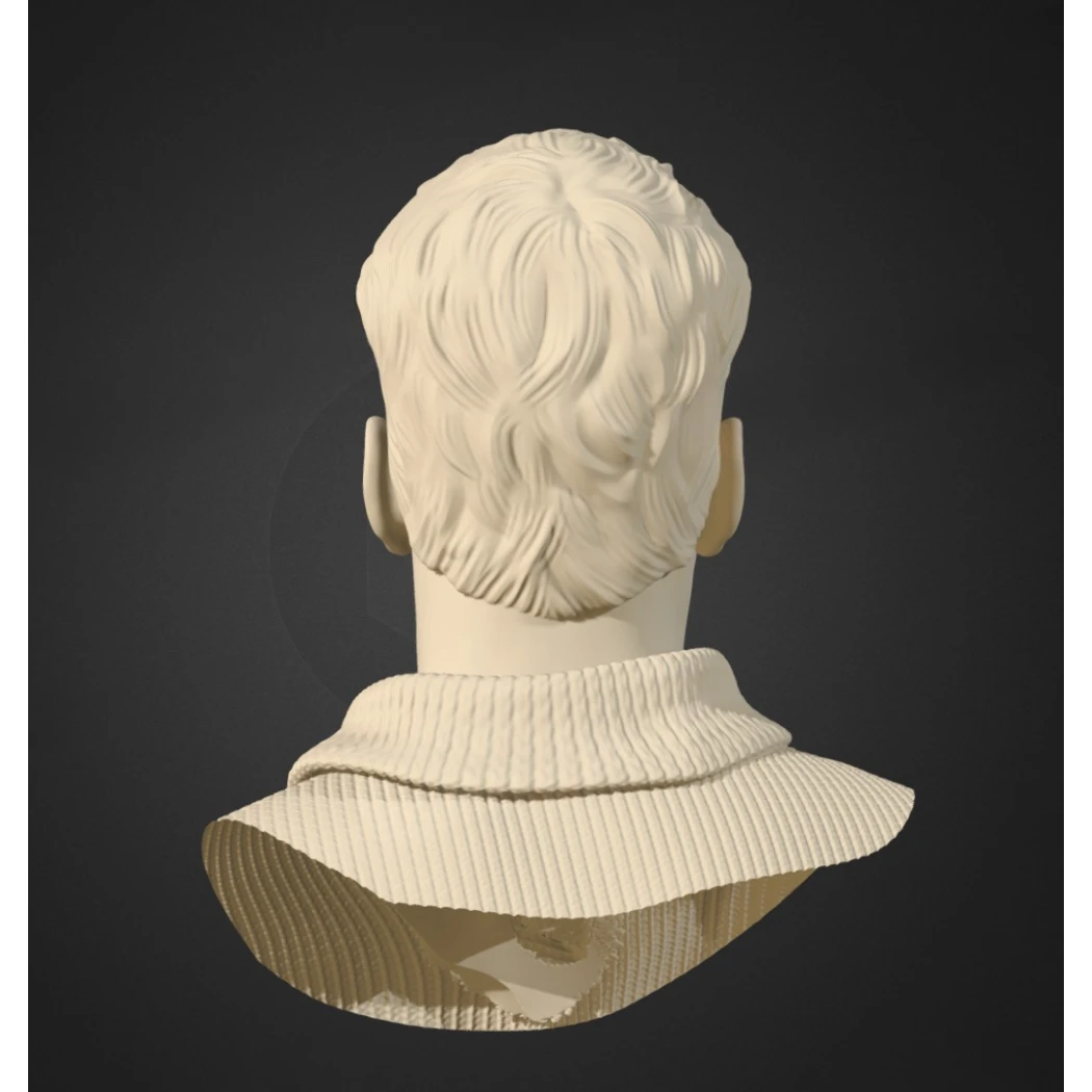 Digital STL The Fifth Element Bruce Willis Bust