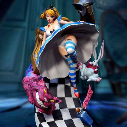 1/35 - 1/6 3D Print Model Kit Beautiful Girl Alice Fairy Tales Unpainted