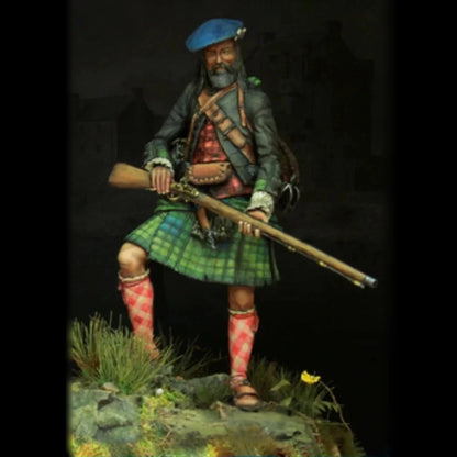 1/24 Resin Model Kit Highlander 18 Century Unpainted
