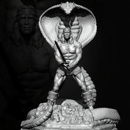 76mm Resin Model Kit Barbarian Warrior TD-3638 Unpainted