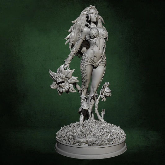 1/24 75mm Resin Superhero Model Kit Poison Beautiful Girl Unpainted