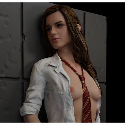 Digital STL Hermione Against Wall