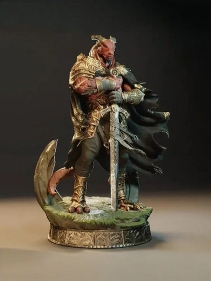 1/35 - 1/6 3D Print Model Kit Fantasy Beast Monster Unpainted