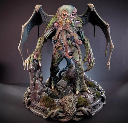 1/35 - 1/6 3D Print Model Kit Fantasy Monster Cthulhu Unpainted