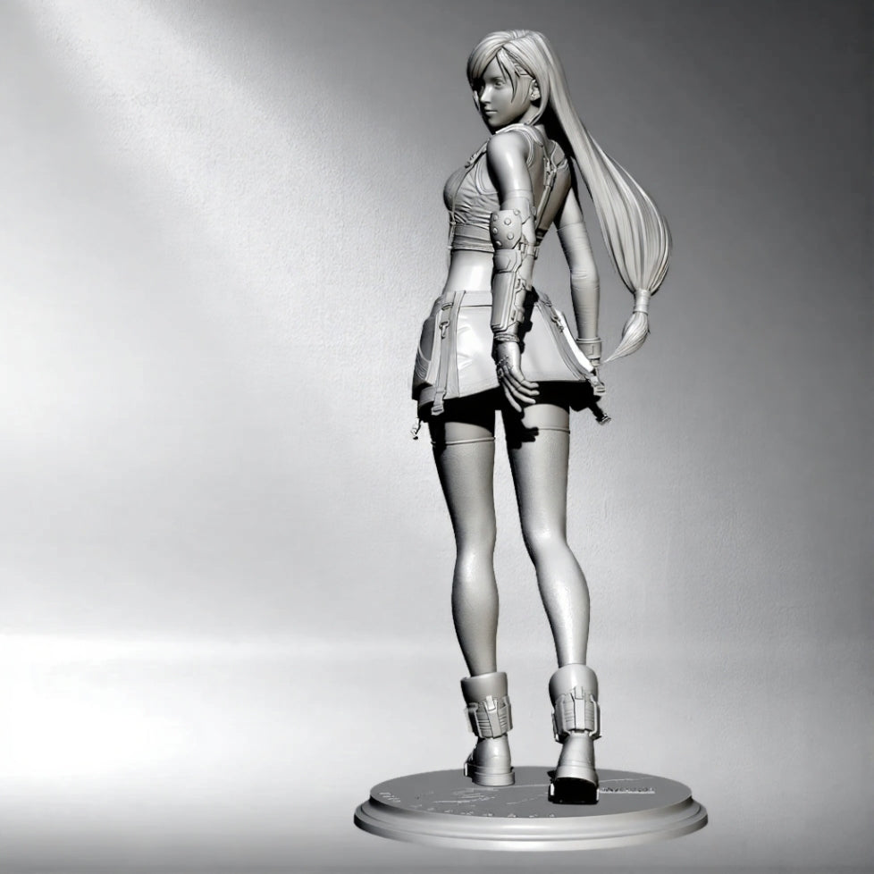 1/24 75mm Resin Model Kit Modern Beautiful Girl Woman Unpainted