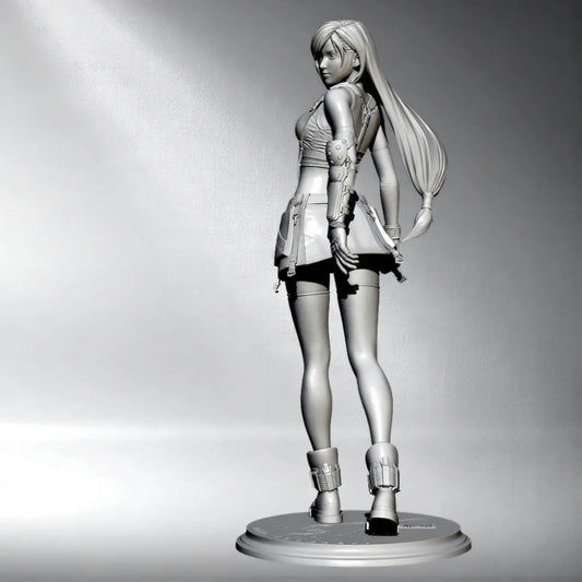 1/24 75mm Resin Model Kit Modern Beautiful Girl Woman Unpainted