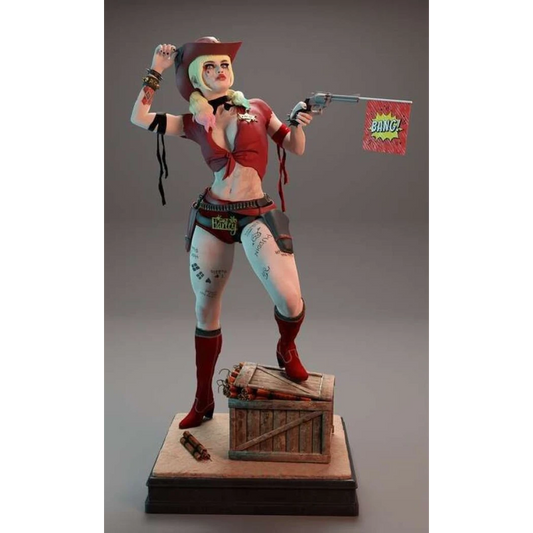 Digital STL Cowgirl Harley Quinn