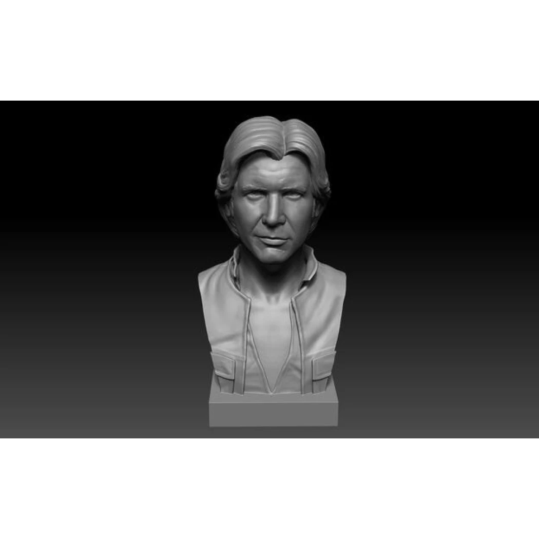 Digital STL Han Solo Bust