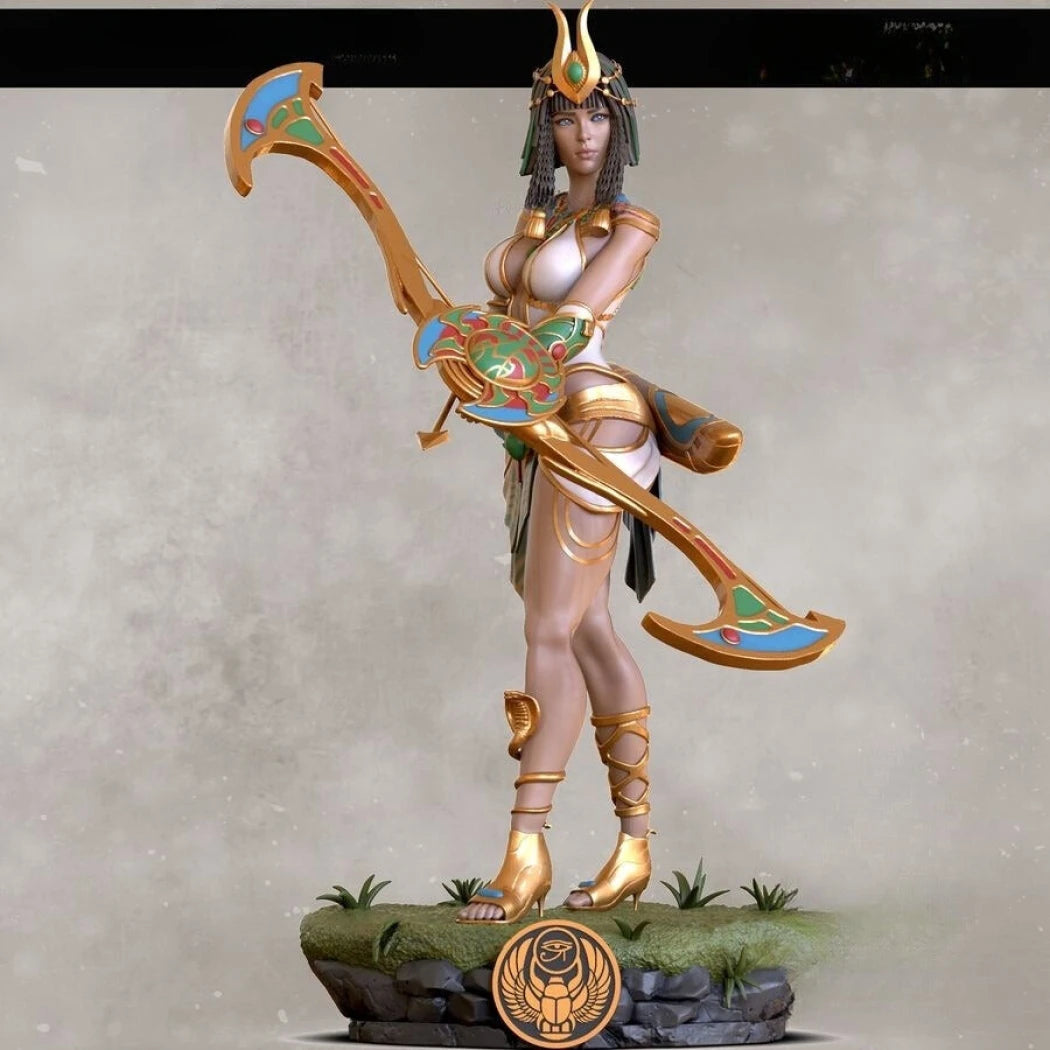 Digital STL Neith Egyptian Goddess Beautiful Girl