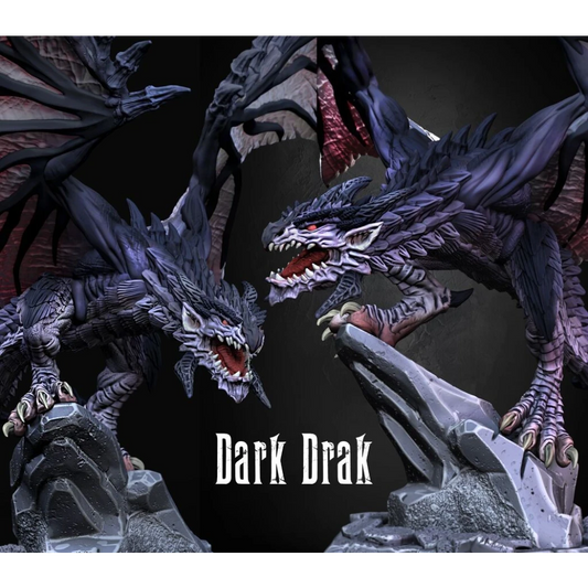 Digital STL Dark Drak Wyvern