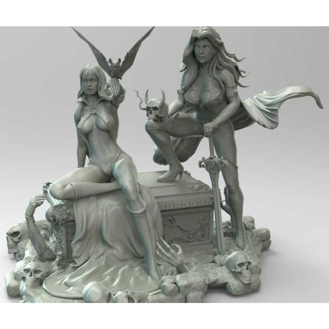 Digital STL Vampirella & Ladydeath