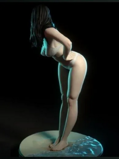 1/35 - 1/6 3D Print Model Kit Modern Beautiful Girl Dancer Unpainted