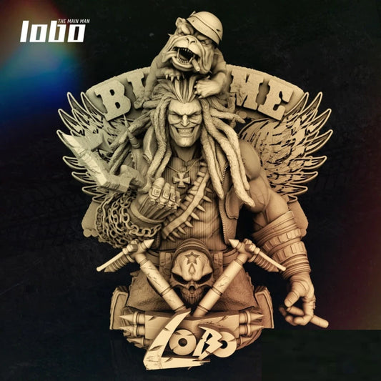 Digital STL Lobo Bust