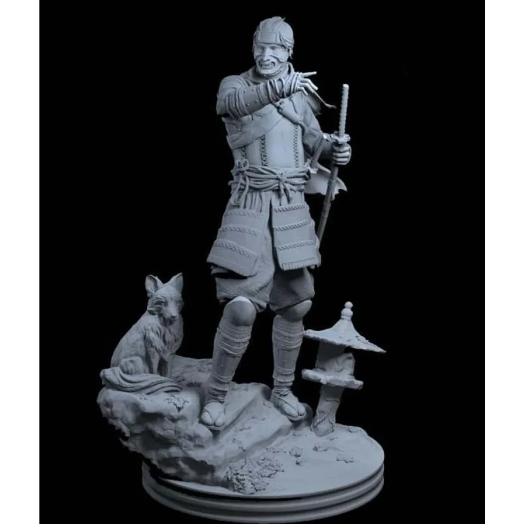 Digital STL Tsushima Japanese Samurai