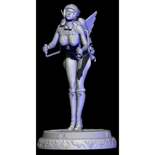 Digital STL Hawk Girl