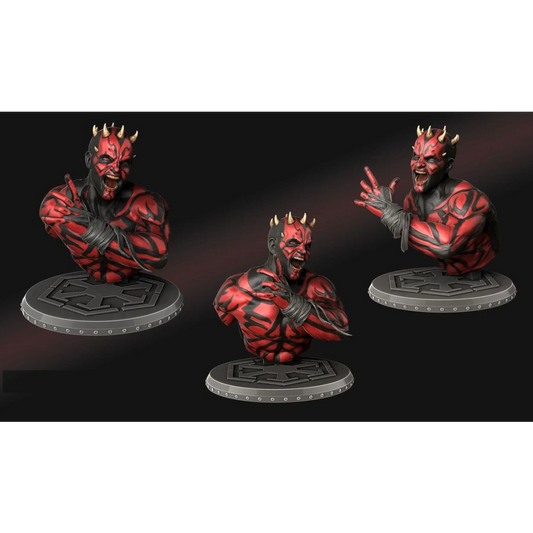 Digital STL Darth Maul Bust