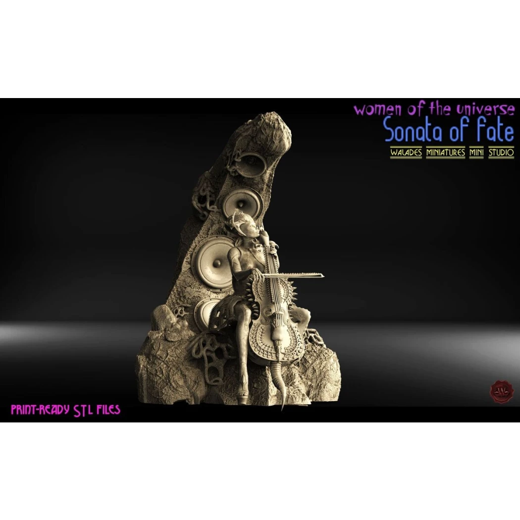Digital STL Sonata of fate - Women of the Universe