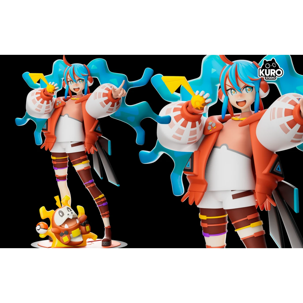 Digital STL Fire Miku