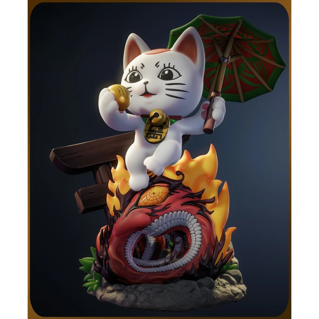 Digital STL Turbo Granny Cat Dandadan