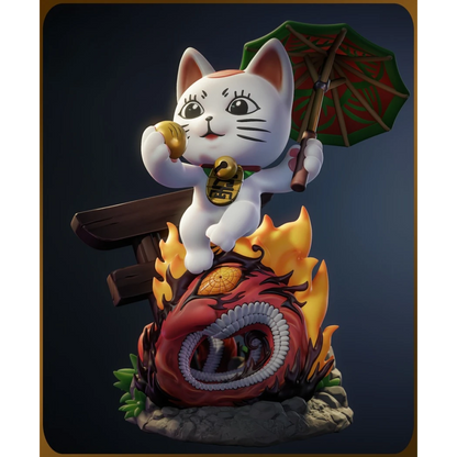 Digital STL Turbo Granny Cat Dandadan