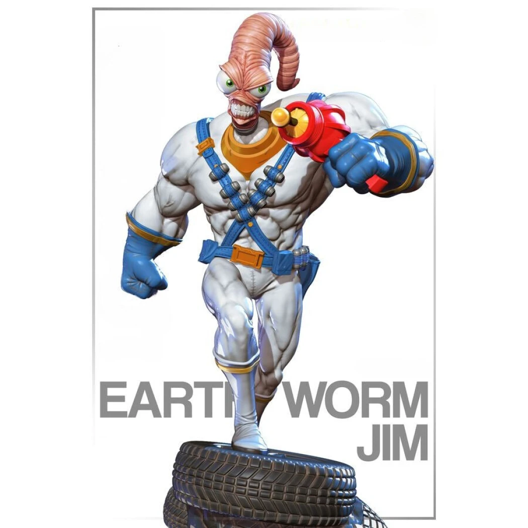 Digital STL Earthworm Jim