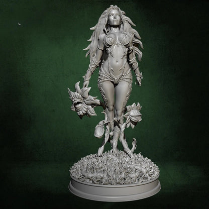 1/24 75mm Resin Superhero Model Kit Poison Beautiful Girl Unpainted