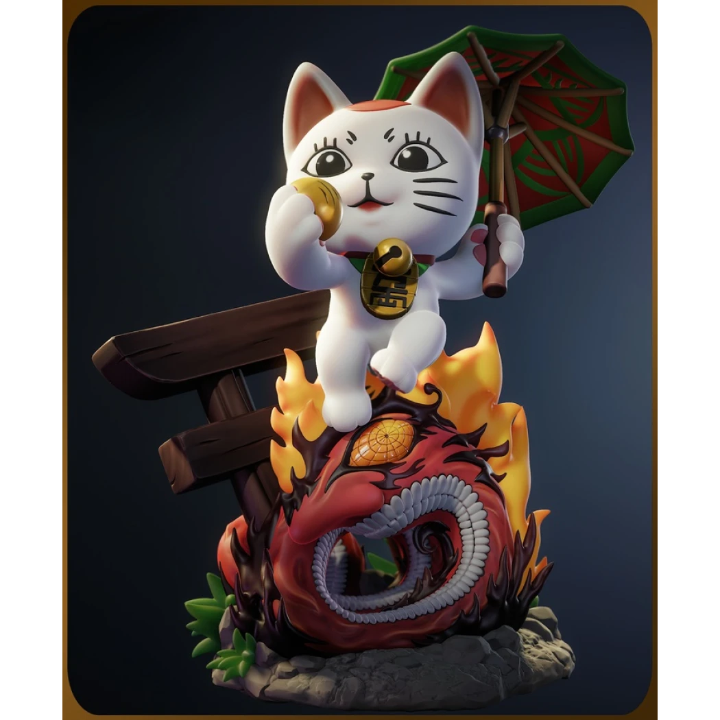 Digital STL Turbo Granny Cat Dandadan