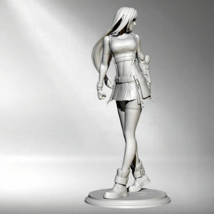 1/24 75mm Resin Model Kit Modern Beautiful Girl Woman Unpainted