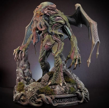 1/35 - 1/6 3D Print Model Kit Fantasy Monster Cthulhu Unpainted