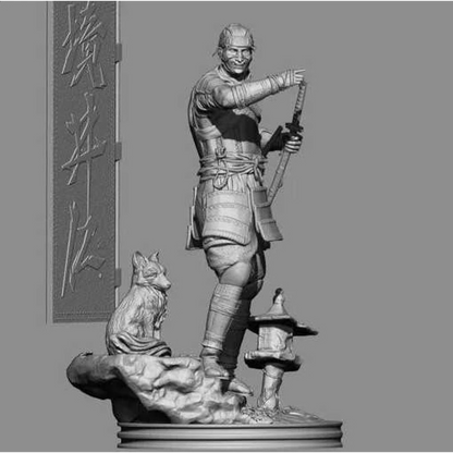 Digital STL Tsushima Japanese Samurai