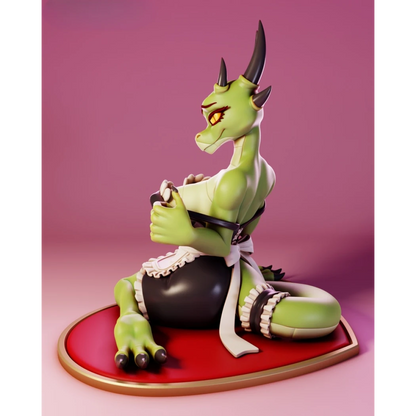 Digital STL Argonian Maid
