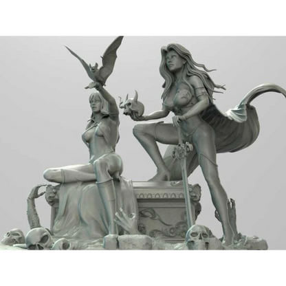 Digital STL Vampirella & Ladydeath