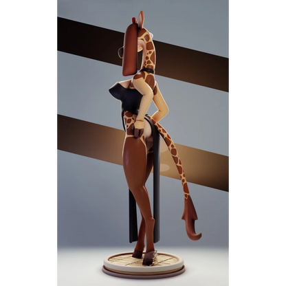 Digital STL Furry Giraffe