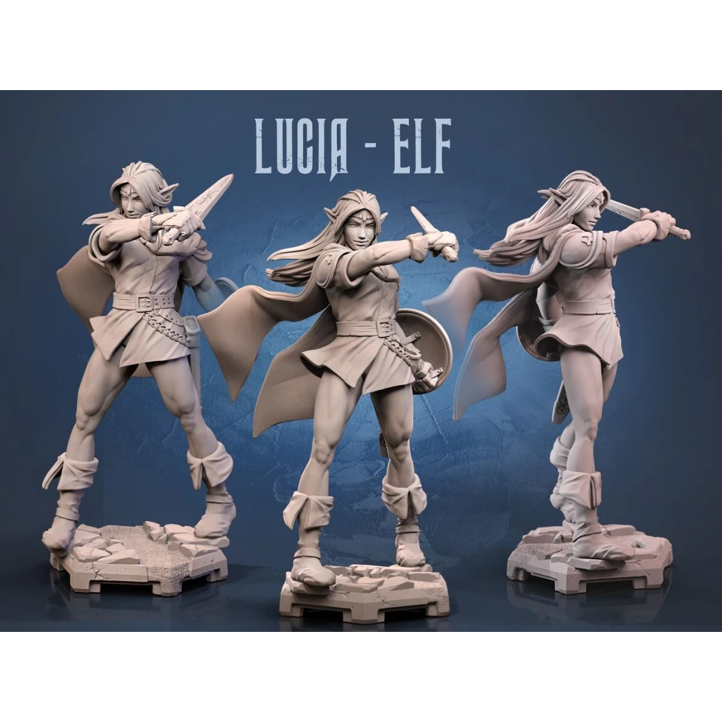 Digital STL Lucia Elf