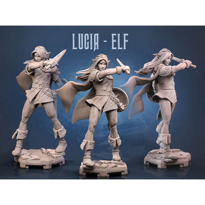 Digital STL Lucia Elf