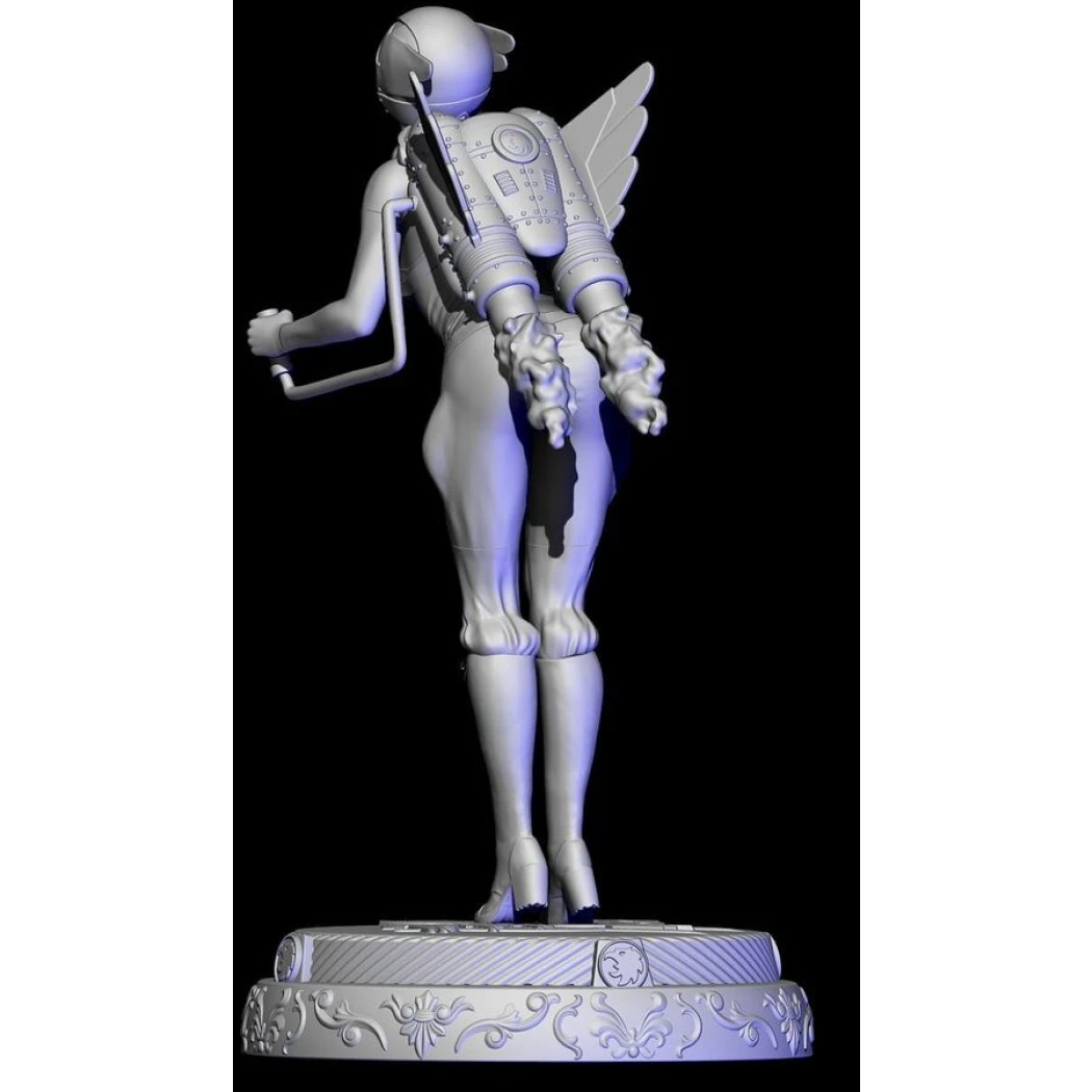 Digital STL Hawk Girl